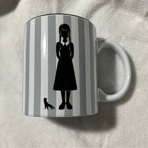 New Wednesday Addams Ceramic Coffee  Mug "On Wednesdays We Wear Black"